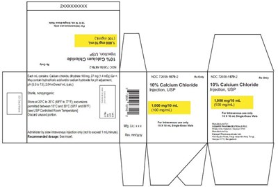Carton Label Of 10% Calcium Chloride Injection, Usp (Carton Label)
